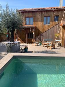 Cabane Oléron Piscine 5 Chambres à Saint-Trojan-les-Bains
